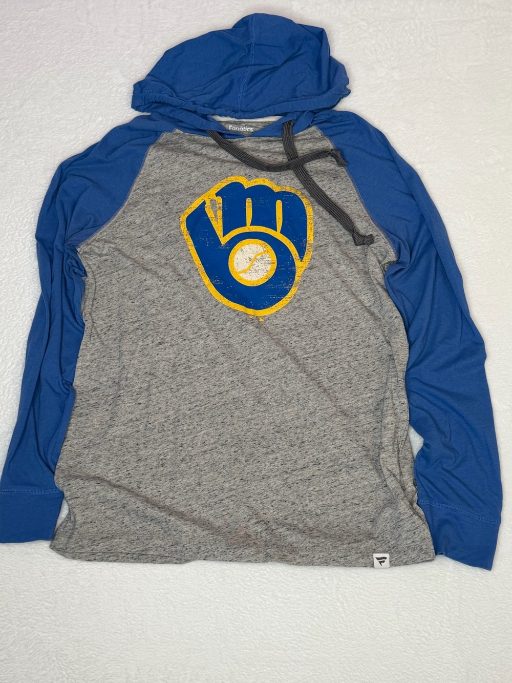 Milwaukee Brewers Fanatics‎ Lightweight Hooded Tee Medium